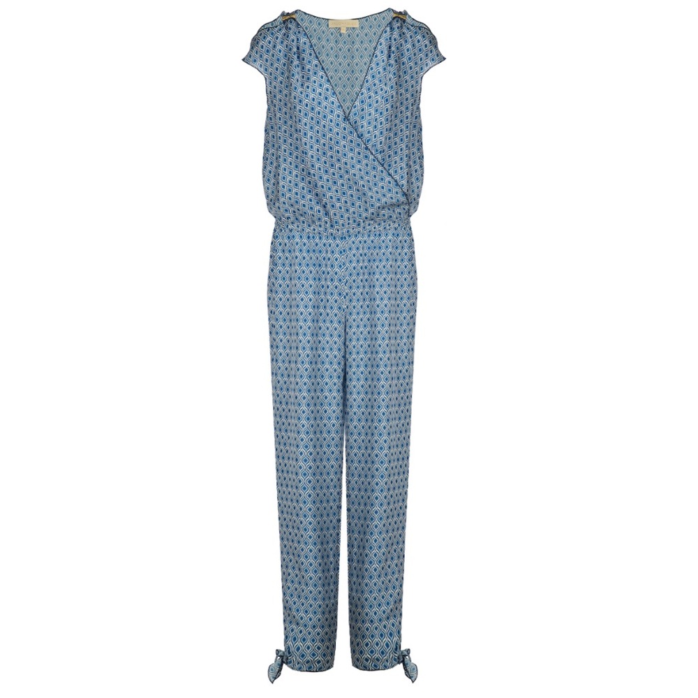 PALOMA BLUE JUMPSUIT 100% silk